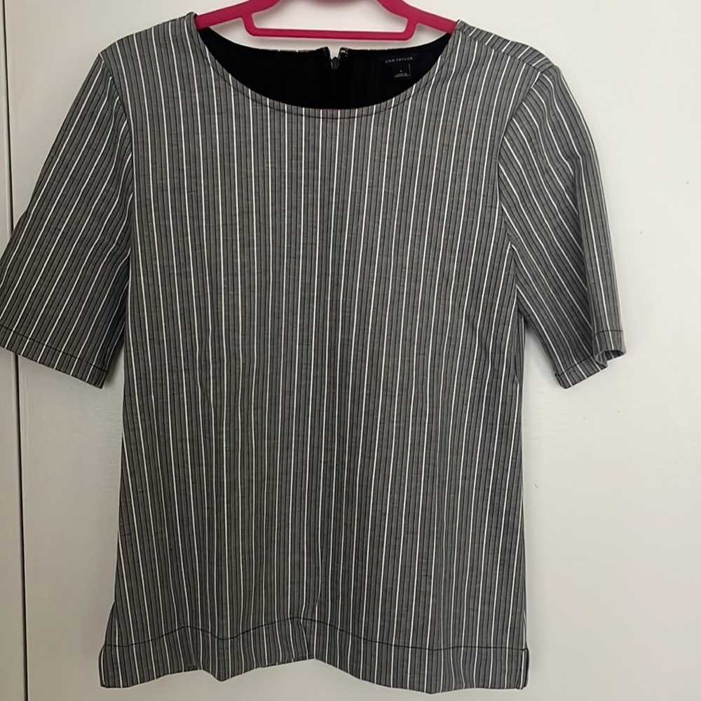 Striped Ann Taylor blouse